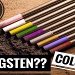 What color tungsten for stainless steel