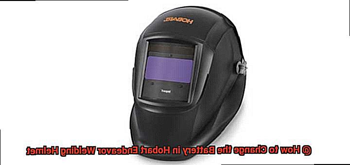 How to Change the Battery in Hobart Endeavor Welding Helmet-4