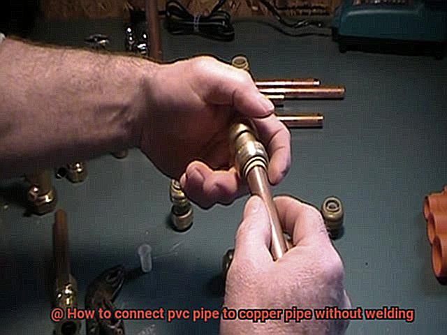 How to connect pvc pipe to copper pipe without welding-4