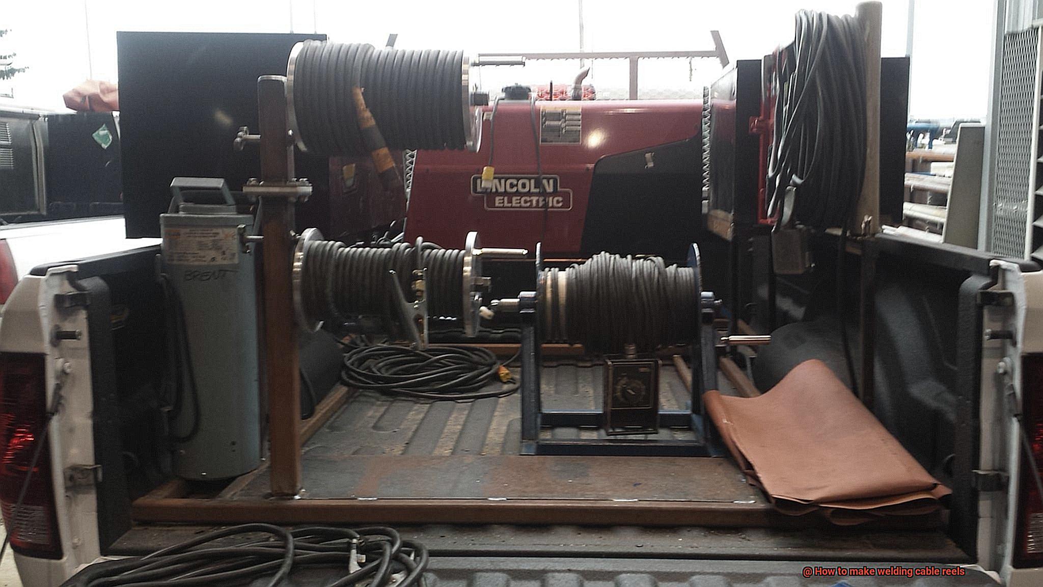 How to make welding cable reels-5