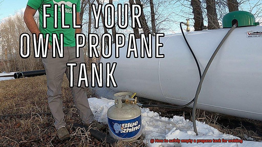 How to safely empty a propane tank for welding? The Welding Guru