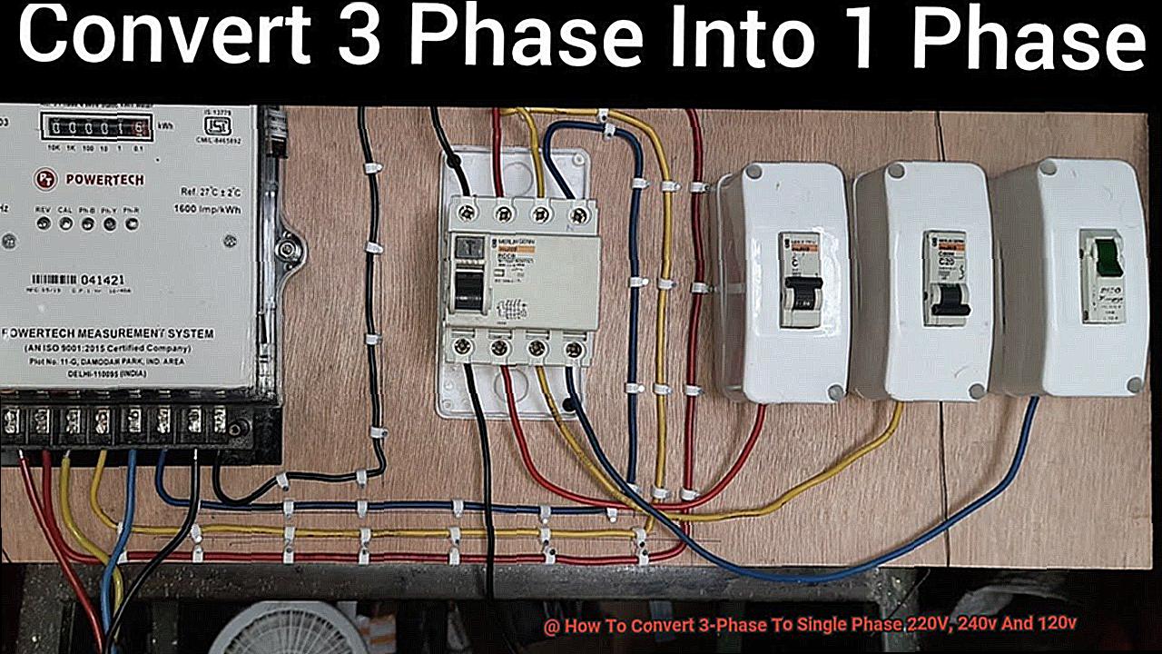 How To Convert 3-Phase To Single Phase 220V, 240v And 120v-2