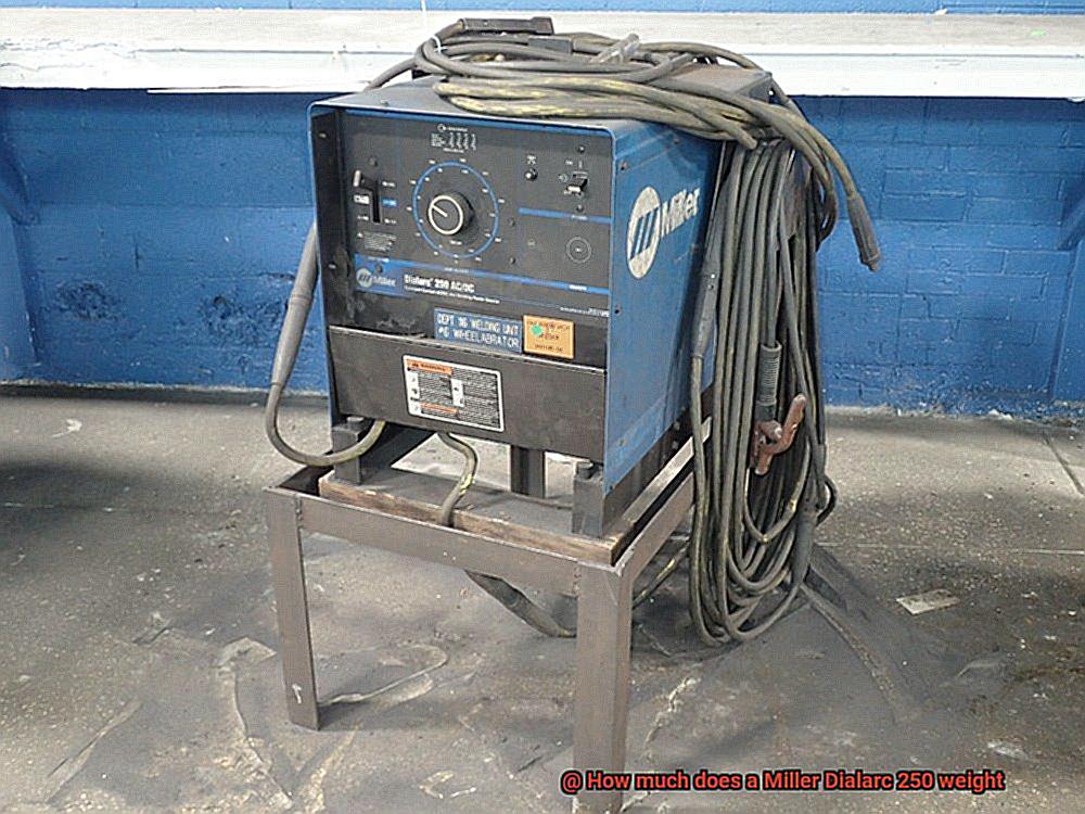 How much does a Miller Dialarc 250 weight-2