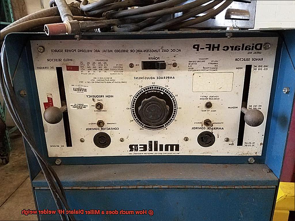 How much does a Miller Dialarc HF welder weigh-5