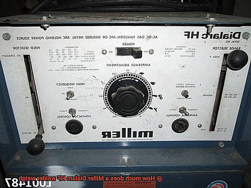 How much does a Miller Dialarc HF welder weigh-3
